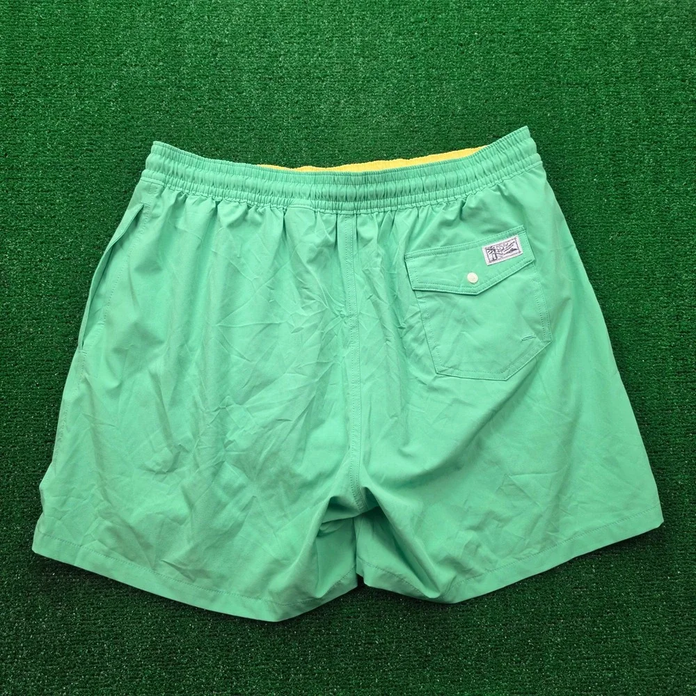 Polo Ralph Lauren Traveler‎ Swim Trunks Mens 2XL Mint Green Board Shorts Mesh